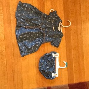 Baby Girls dress with baby underneath